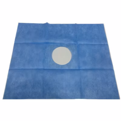 Sterile Fenstrated Surgical Drape with Tape