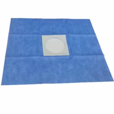 Sterile Fenstrated Surgical Drape with Tape